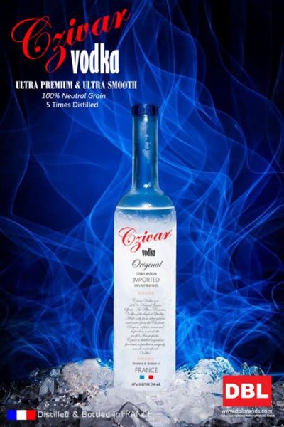 Czivar Ultra Premium French Vodka by DBL Brands