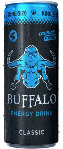 Salibi Group LLC - Buffalo Energy Drink Classic (non alcoholic | Product of Switzerland