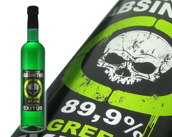 Absinthe Green Skull