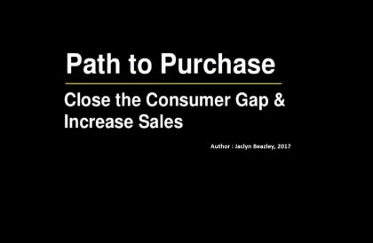 Photo for: Path to Purchase