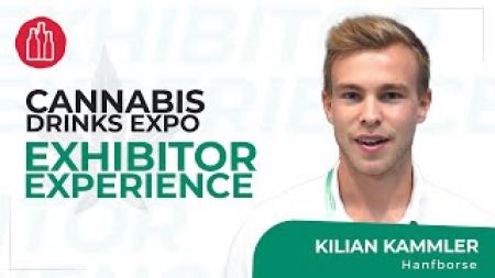 Photo for: Kilian Kammler from Hanfbörse at the Cannabis Drinks Expo