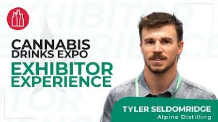 Photo for: Tyler Seldomridge from Alpine Distilling at the Cannabis Drinks Expo