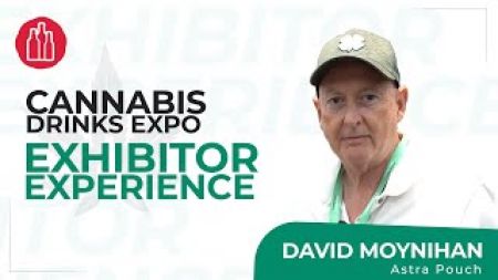 Photo for: David Moynihan from Astrapouch at the Cannabis Drinks Expo